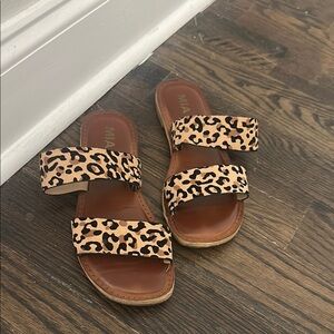 Mia cheetah sandals